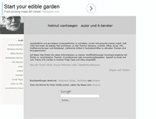Tablet Screenshot of helmut-vonhoegen.de